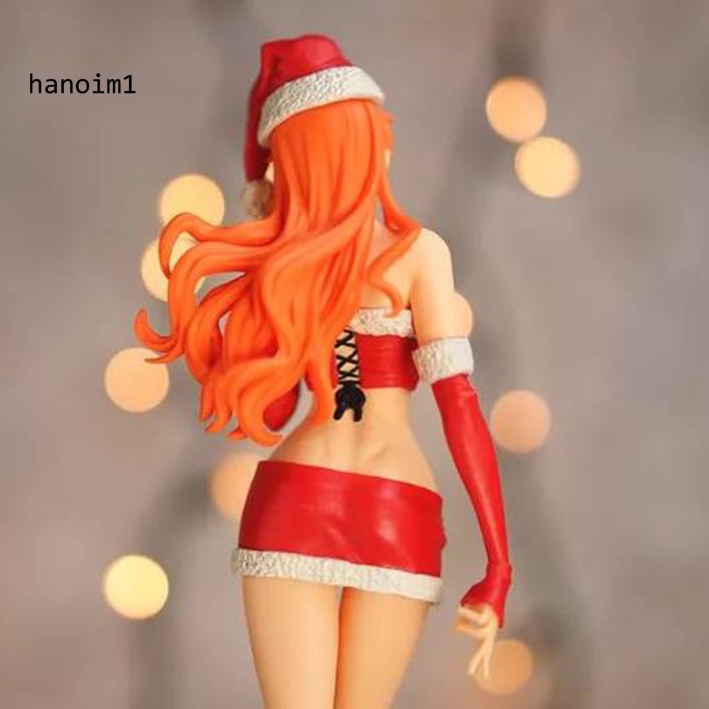 Mô Hình Nhân Vật Nami Trong Anime Tư Thế Ngồi Gợi Cảm Trang Trí Giáng Sinh