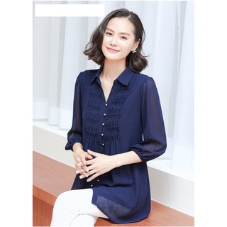 TK282-SƠ MI NỮ FORM DÀI S-6XL