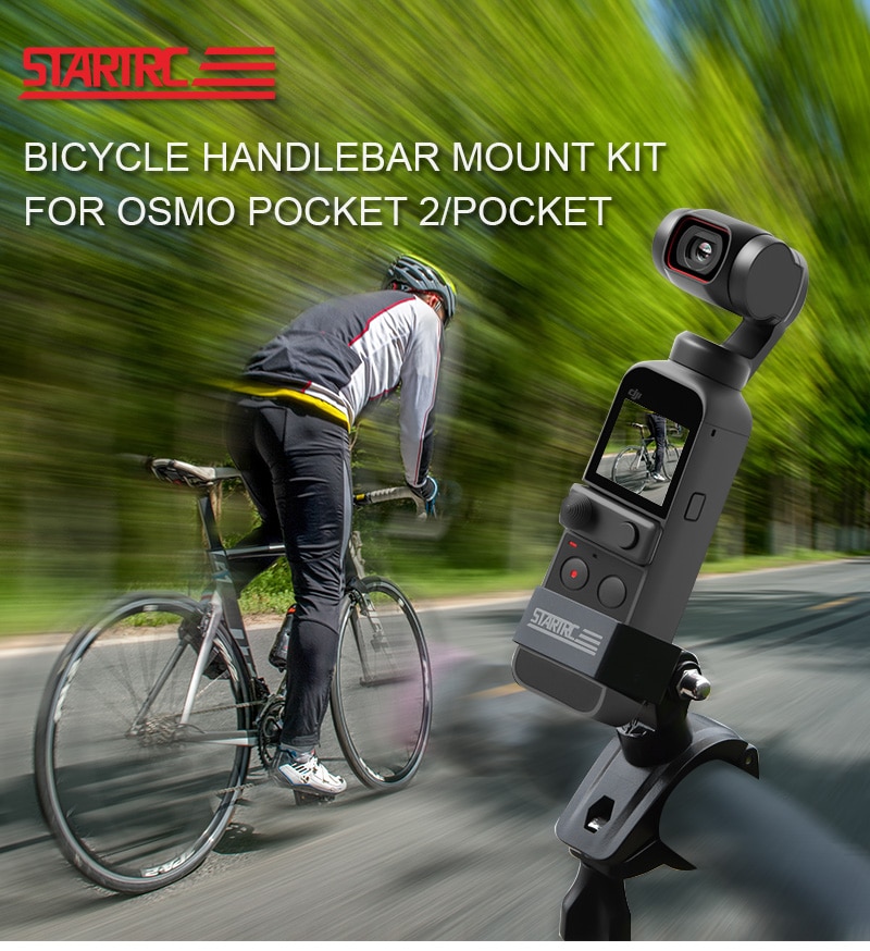Startrc Giá Đỡ Máy Ảnh Bỏ Túi DJI Osmo Pocket 2 Gắn Tay Lái Xe Đạp
