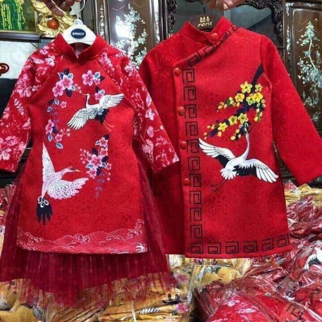 Áo dài Tết cho bé
