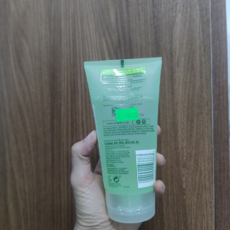 [AUTH] SỮA RỬA MẶT SIMPLE KIND TO SKIN REFRESHING FACIAL WASH GEL- SRM SIMPLE 👧