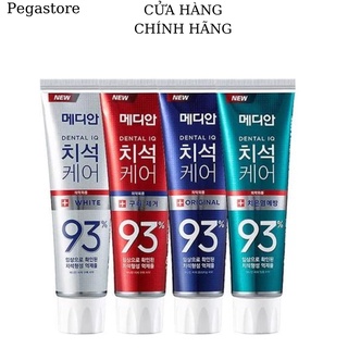 Kem đánh răng median dental iq 93% kem đánh răng 93 hàn quốc white ,đỏ 120g