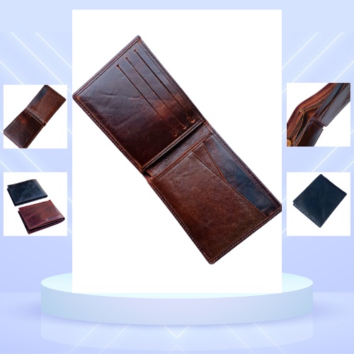 Ví nam, bóp da nam da bò màu đen màu nâu.