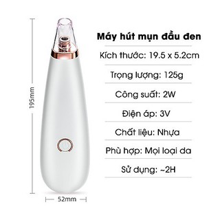 MVP1235 Máy hút mụn black head detector