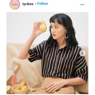 Pass áo sơ mi kẻ Tyribee