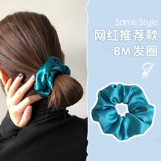 Dây Buộc Tóc Lụa Satin Đơn Giản Thời Trang Cho Nữ