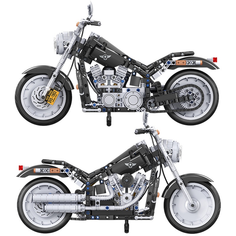 Đồ chơi Lắp ráp Mô hình xe máy Winner 7049  7053 7054 Motorcycle  American Chopper Street Motor Cross Bike City