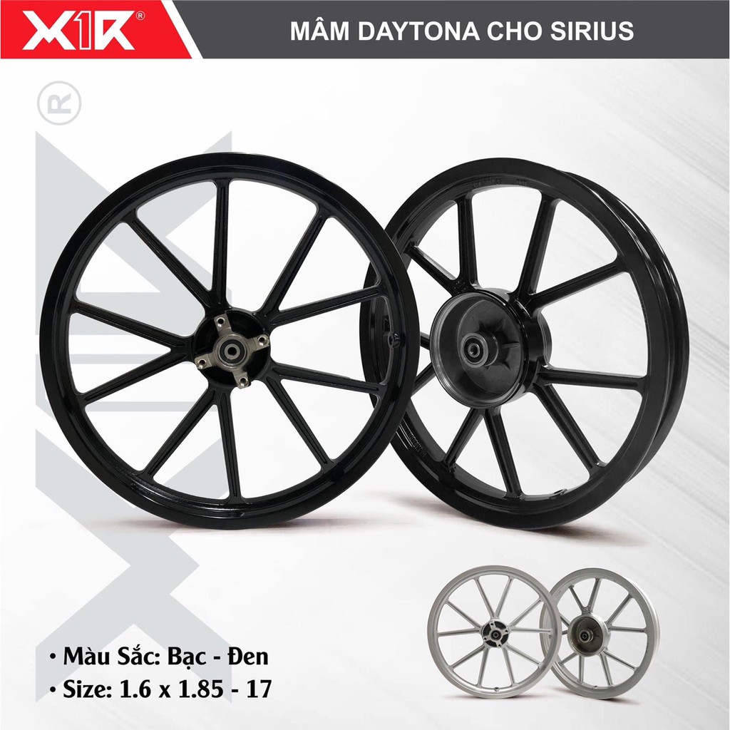 Mâm SCK - Daytona X1R  xe Sirius exciter 1 đĩa size 1.6 - 1.85/17inches.