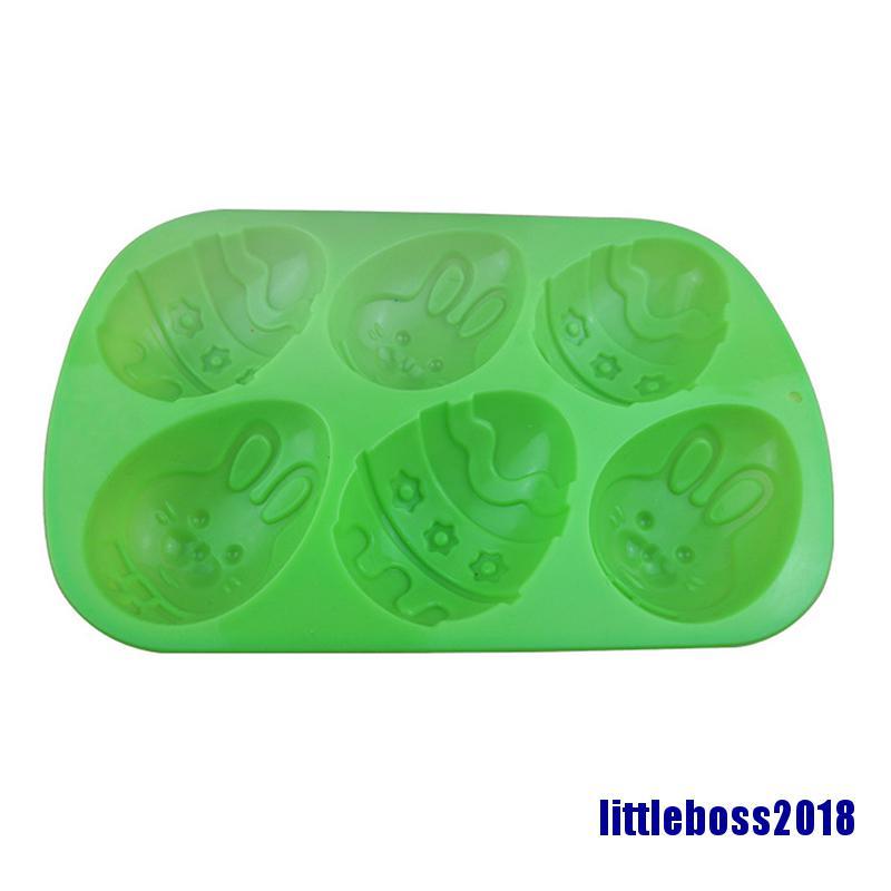 Khuôn Silicone Làm Bánh / Xà Phòng / Sô Cô La Hình Thỏ Phục Sinh 3d 2018