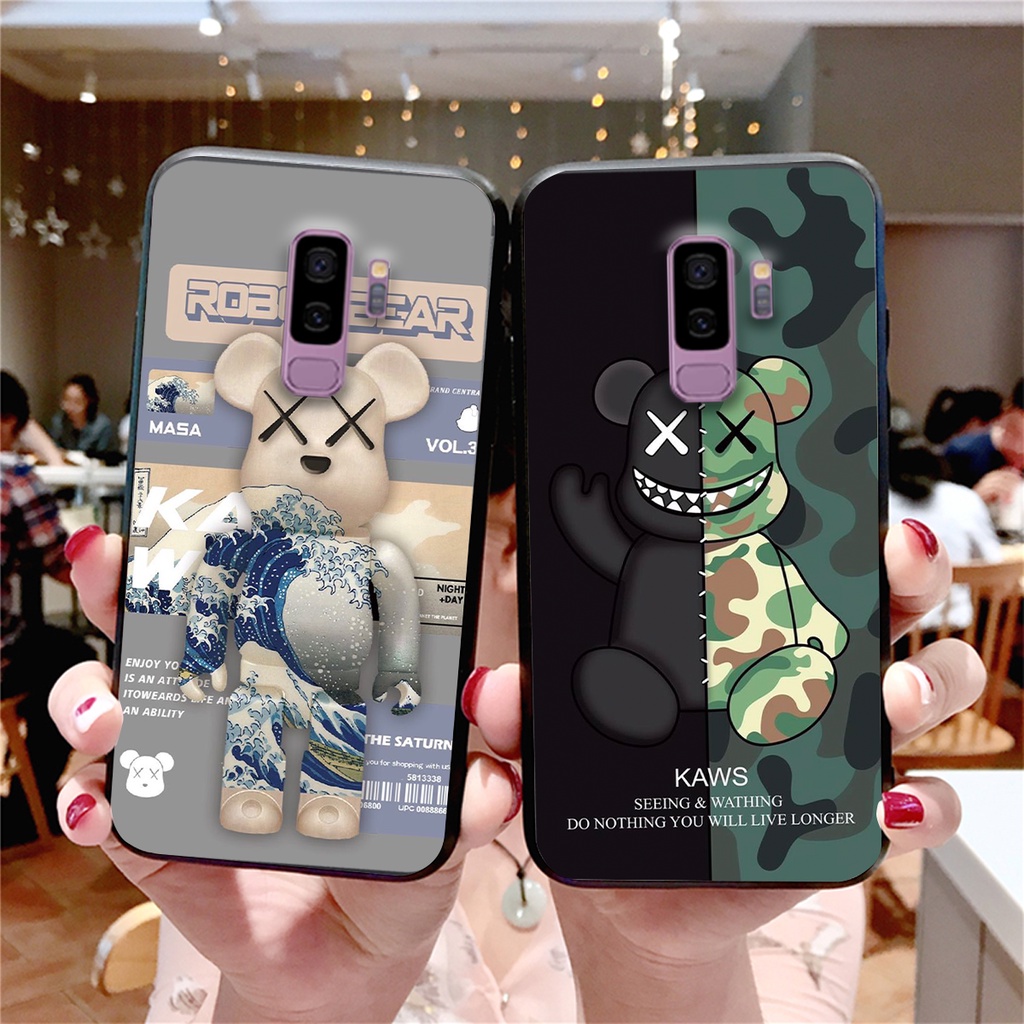 HOT]ỐP ĐIỆN THOẠI SAMSUNG S9 -SAMSUNG S9 PLUS IN HÌNH BEARBRICK ĐẸP - GIÁ RẺ-CHUẨN HÌNH 100%