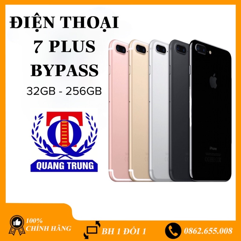 [Mã 2611DIENTU500K hoàn 7% đơn 300K] điện thoại I.P 7 Plus bypaas chơi game, nghe gọi, giá rẻ