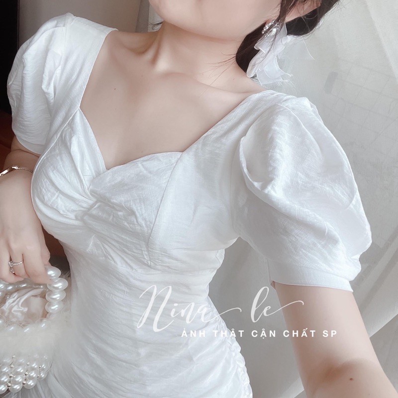 [Mã SKAMA06 giảm 8% tối đa 50K đơn 250K] váy body đũi cổ v đuôi cá | BigBuy360 - bigbuy360.vn