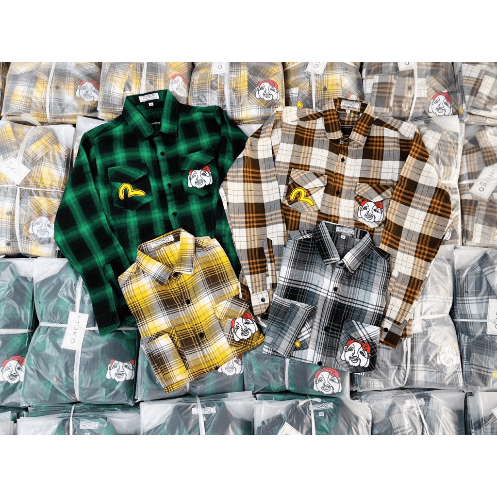 ÁO KHOÁC UNISEX HỌA TIẾT CARO UVISU THỜI TRANG PHONG CÁCH NHẬT BẢN