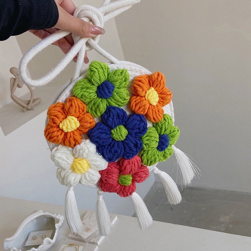 IELGY Túi Đeo Vai Đan Lát Thiết Kế Đơn Giản Thời Trang Cho Nữ