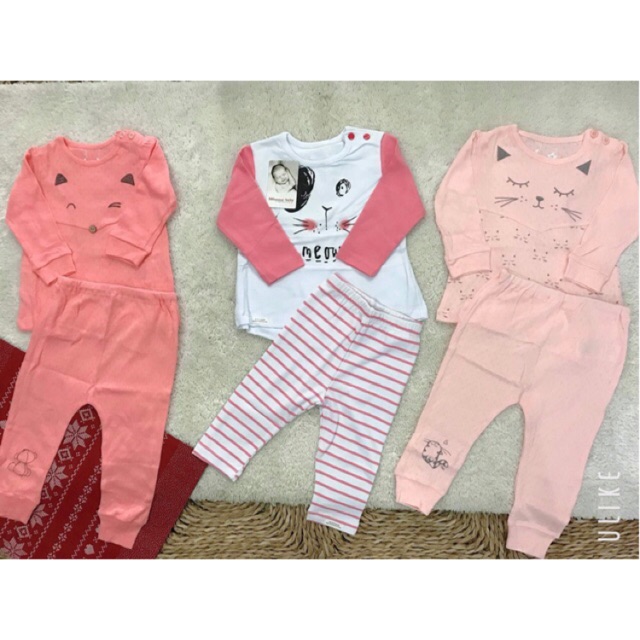 Set 2 bộ thu đông sơ sinh Moma cho bé