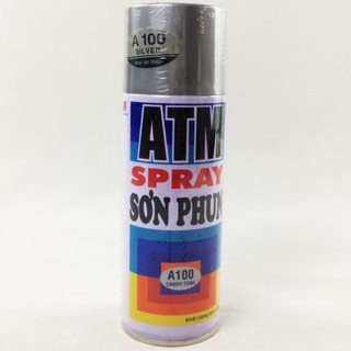 Giảm giá Sơn xịt sơn phun màu nhũ bạc ánh kim A100 Đẹp