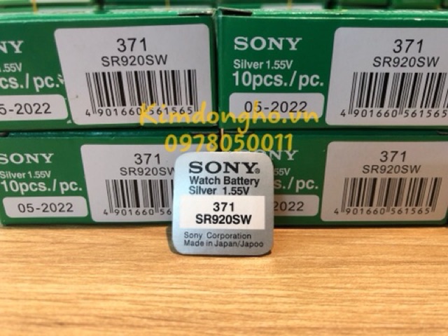 Viên pin đồng hồ Sony 920 chuyên thay pin đồng hồ đeo tay, điều khiển các loại SR920SW - 371