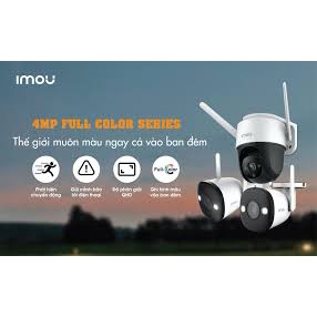 Camera Ngoài Trời  Quay Quét PTZ 360 IMOU IP WIFI S22FP / S42FP CRUISER 1080P / 2K Có Màu Ban Đêm