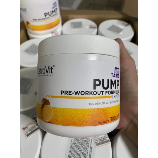 OSTROVIT PUMP PRE-WORKOUT FORMULA TĂNG SỨC MẠNH SỨC BỀN