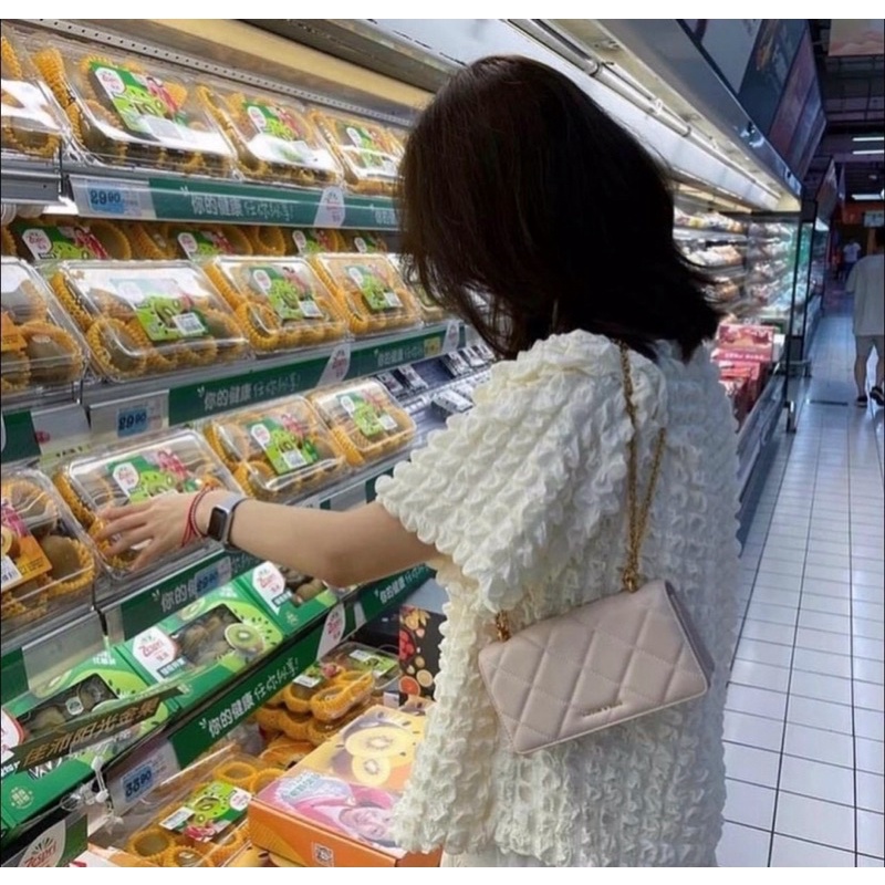 Ví trám kèm dây đeo sang chảnh new hàng vip - clip shop tự quay