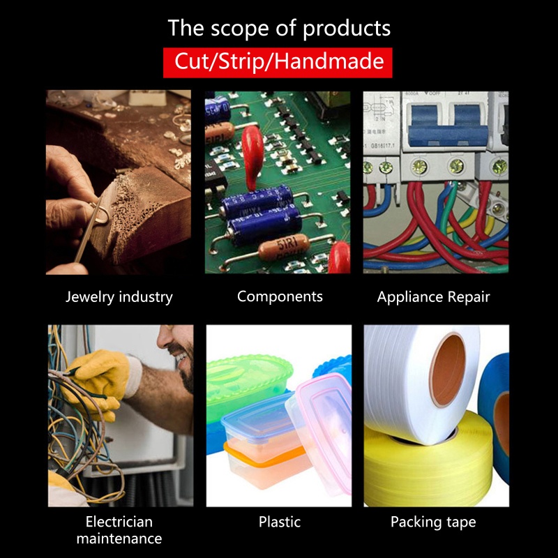 Kìm Cắt Dây Điện Mũi Phẳng Làm Trang Sức Thủ Công