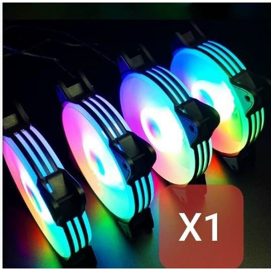 Fan led rgb Coolmon X1 (không dùng HUB)