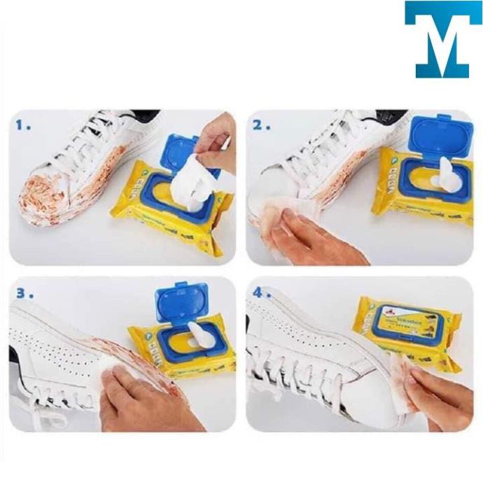 GIẤY LAU GIÀY TIỆN LỢI SIÊU HÓT HỘP 30 TỜ