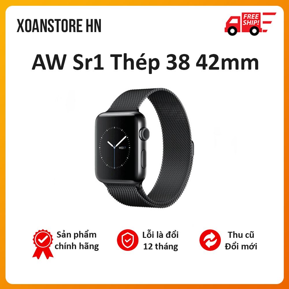 Apple Watch Series 1 Thép 38mm và 42mm mới 99% bảo hành 12 tháng tại Táo Xoăn