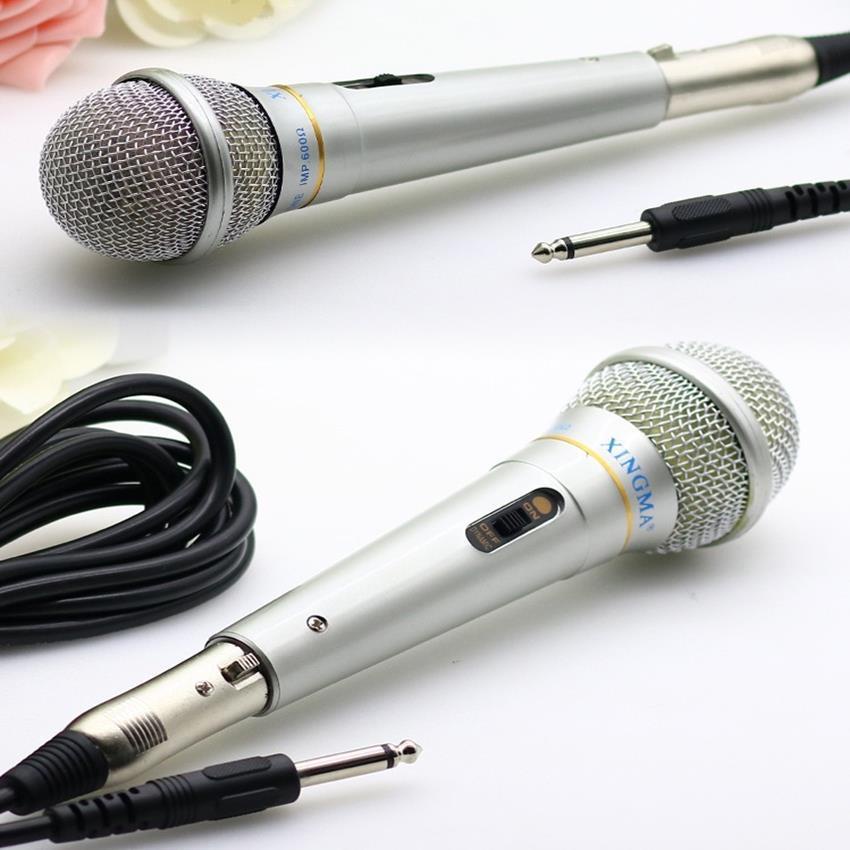 Mic Chống Hú, Chống Rè, Micro Karaoke XINGMA AK-319, Micro Chuyên Nghiệp Có Dây,Bắt Âm Tốt, Giọng Hay