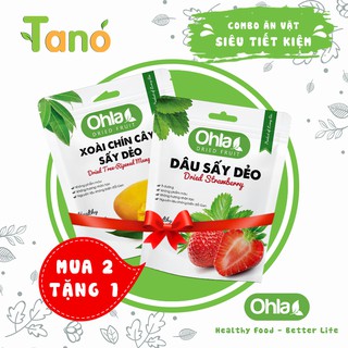 Combo trái cây sấy dẻo dâu xoài Ohla