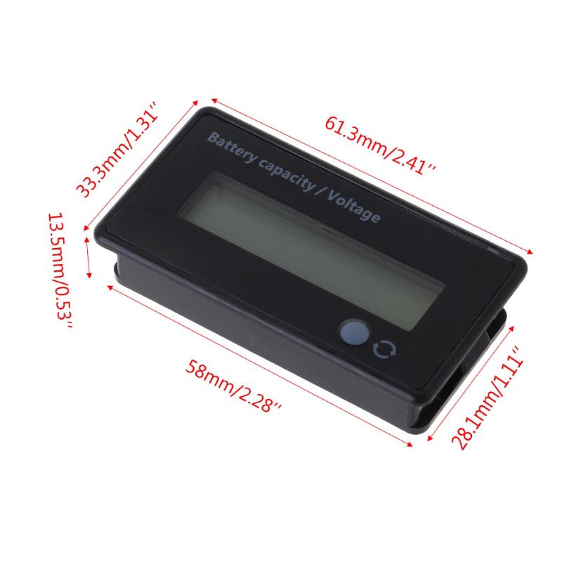 Máy đo dung lượng pin hiển thị LCD