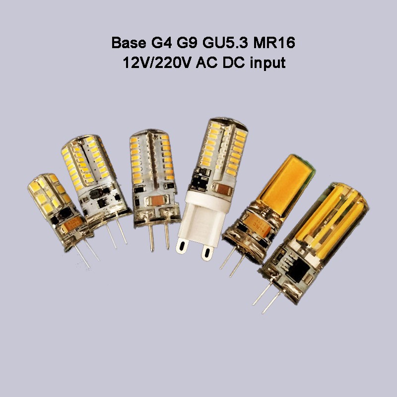 Bóng Đèn Led G4 G9 Gu5.3 Ac 220v Ac / Dc 12v 1w 2w 3w 4w 5w 7w