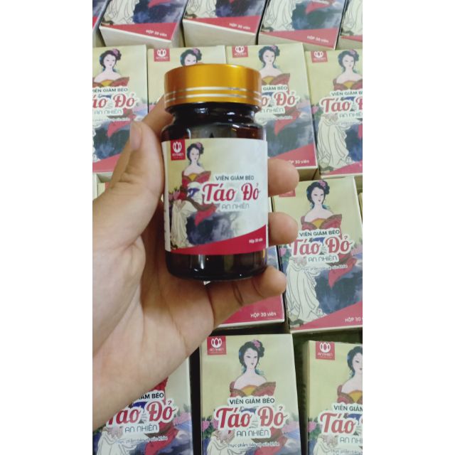 ( xả sll )Viên uống táo đỏ 30v (lọ thủy tinh/)