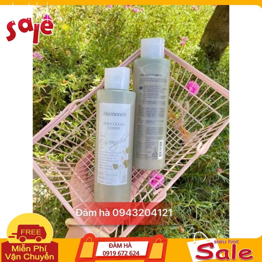 TONER MAMONDE DIẾP CÁ CHO DA DẦU, MỤN, LỖ CHÂN LÔNG TO