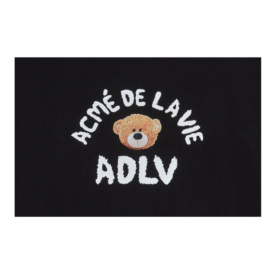 Áo ADLV [acmé de la vie]  TEDDY BEAR đủ 3 màu đen - vàng kem - xanh auth có sẵn