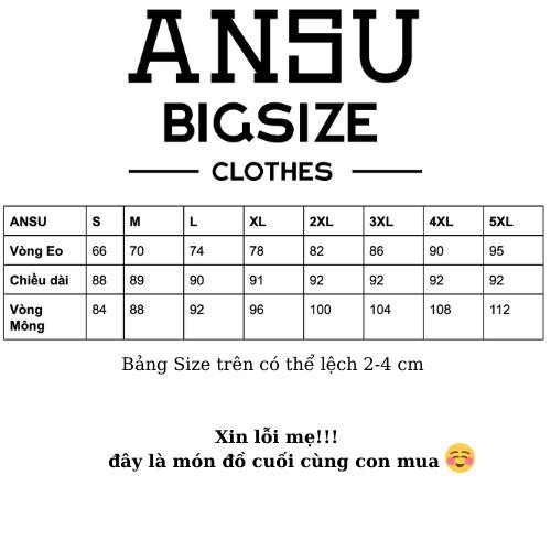 [BIGSIZE 50-120kg, S-5xl] Quần jean cho người mập béo kiểu dáng ống suông rộng lật lai cực trend có size đại màu xanh