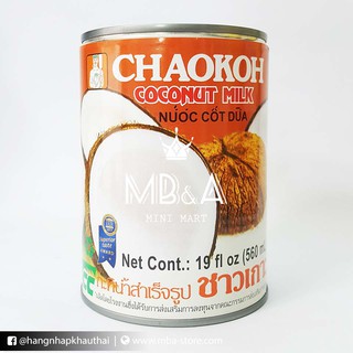 Lon nước cốt dừa thái keto 560ml CHAOKOH thơm ngon