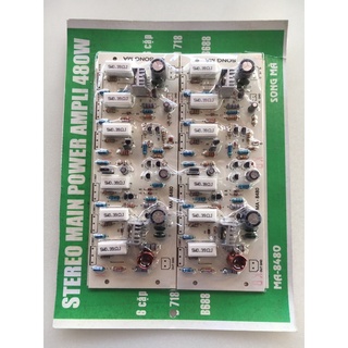 Mạch công suất ampli 480w 12 sò song mã.