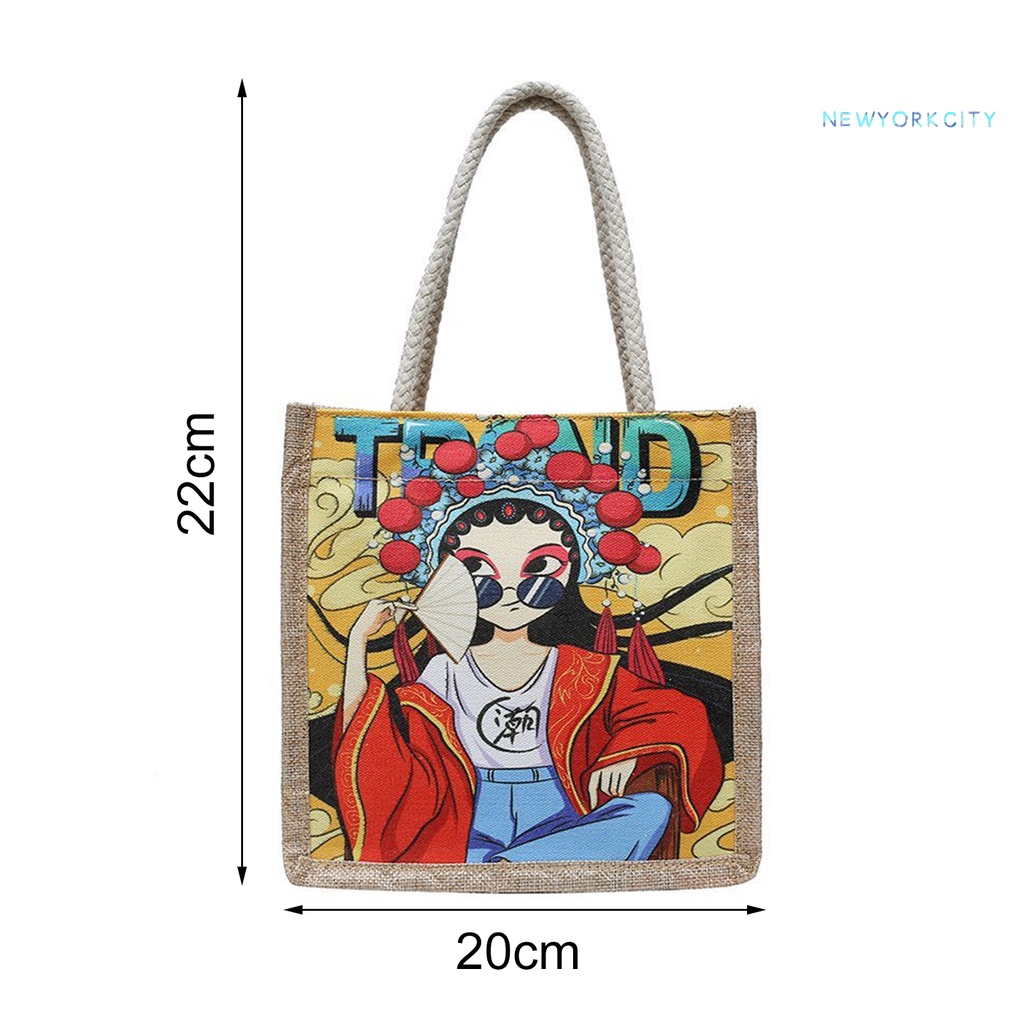 Túi Giữ Nhiệt Đựng Hộp Cơm Trưa Phong Cách Trung Hoa Cổ Điển Đa Năng Tiện Dụng Mang Theo Dã Ngoại