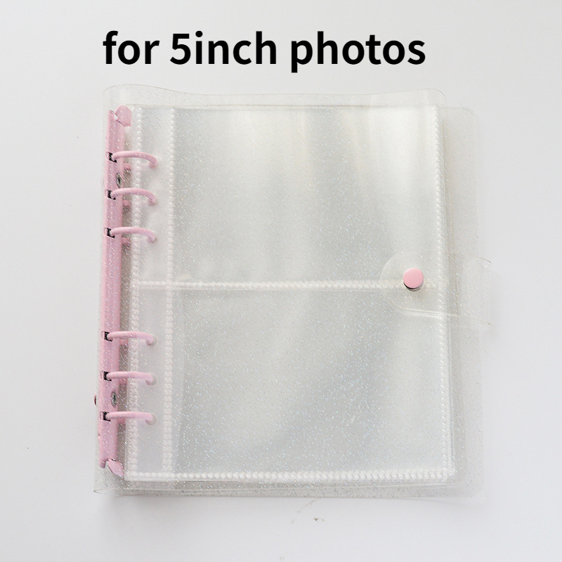 3inch 5inch 200 Pockets Colorful Binder Photo Album Jelly Color for Photocards Lomo Cards Mini Instax Polaroid Card