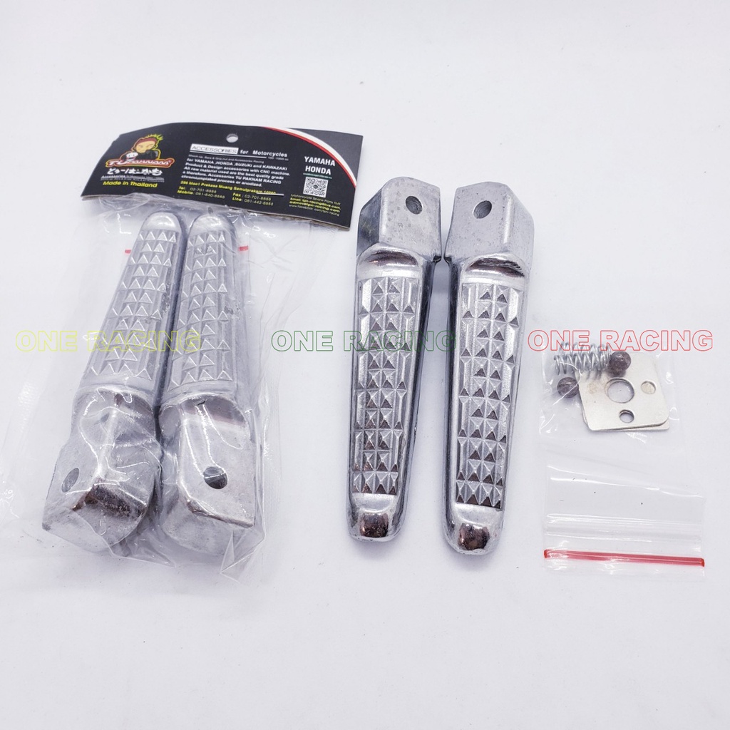 Gác chân xếp sau Nhôm đặc kiểu raider gắn được nhiều dòng xe máy Wave Dream Vario và dòng xe khác