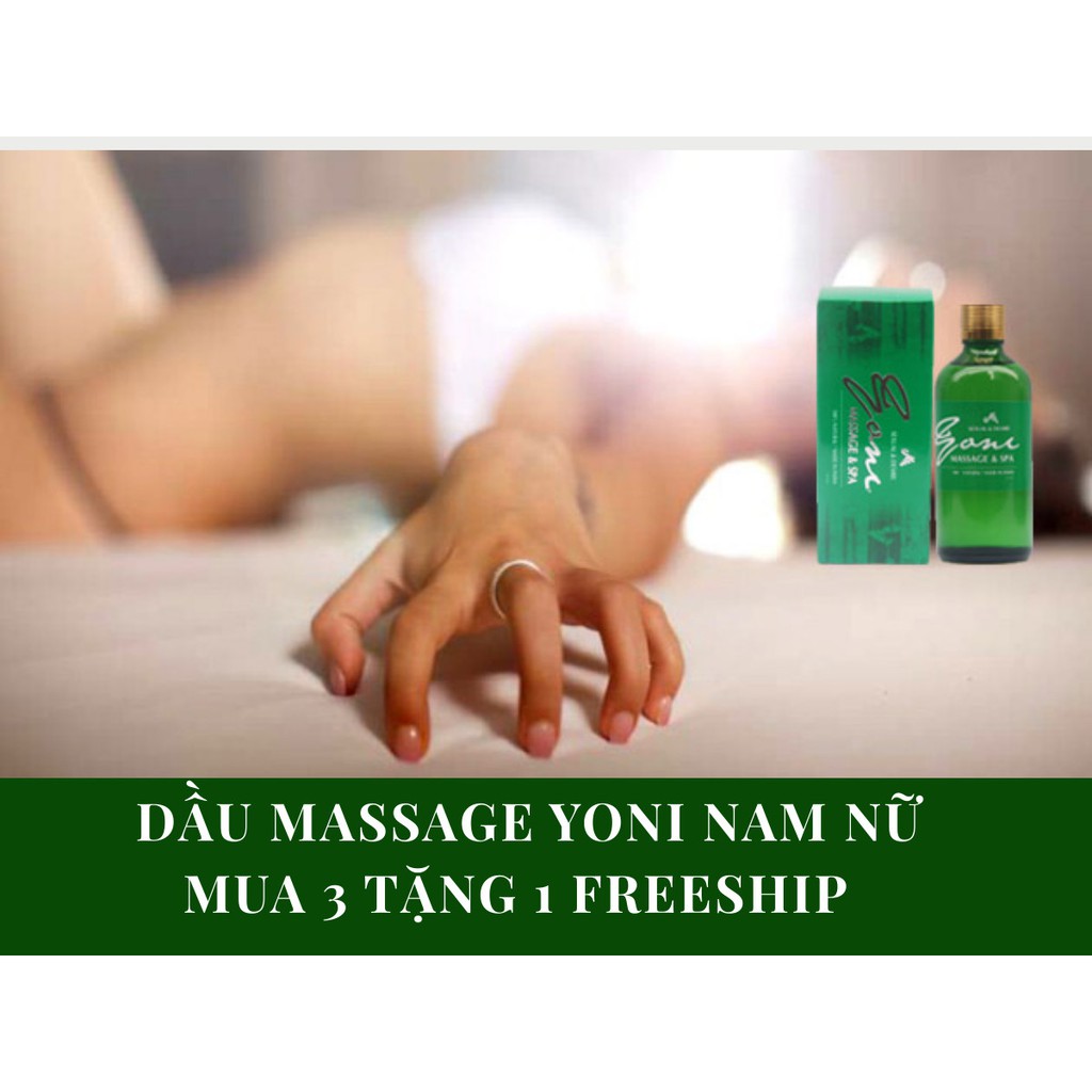 Dầu massage Yoni khoái cảm Nam Nữ