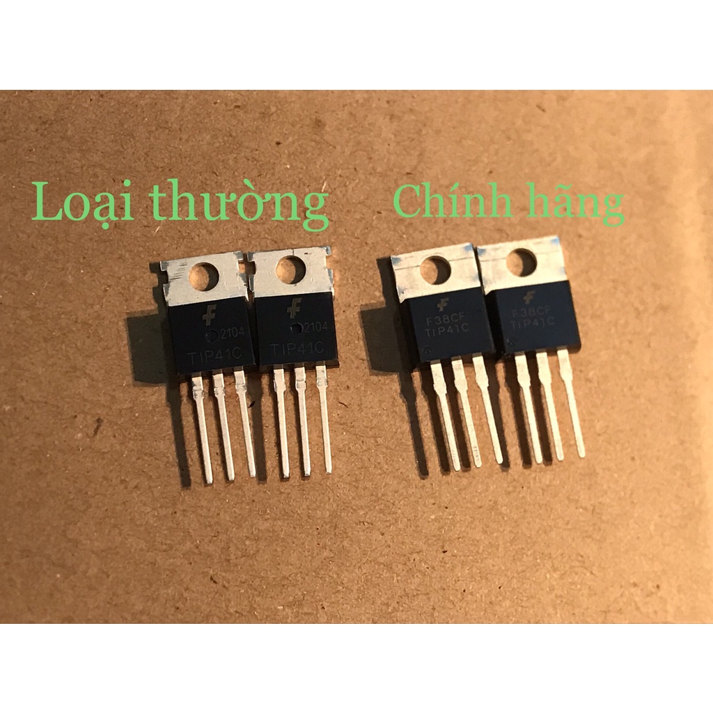 TIP41C CHÍNH HÃNG TO-220 TRANS NPN 6A 100V