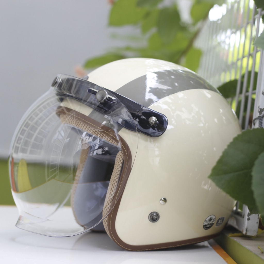 Kính Bubble Gắn Nón 3/4, Fullface - Kính Thay Mũ Bảo Hiểm Đủ Màu