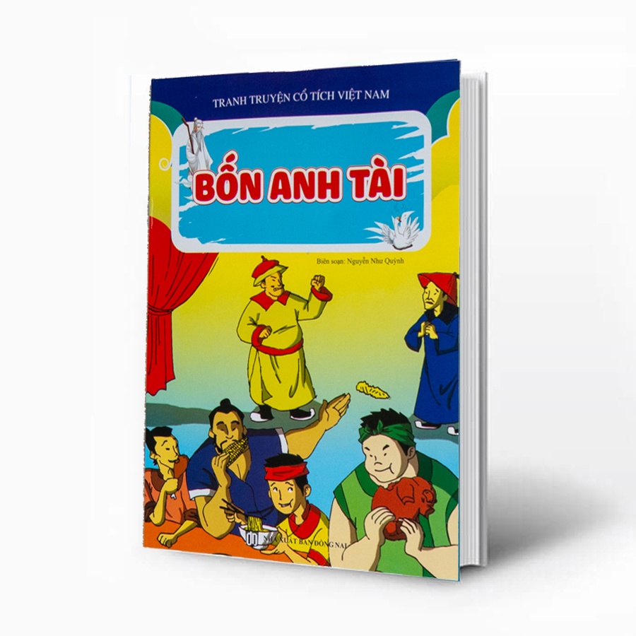 Sách - Truyện tranh cổ tích việt nam - Bốn anh tài