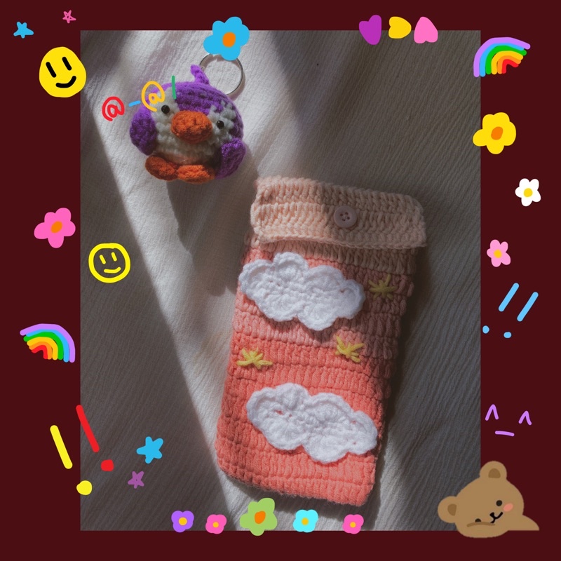 Túi đựng máy tính hình mây mộng mơ ☁️