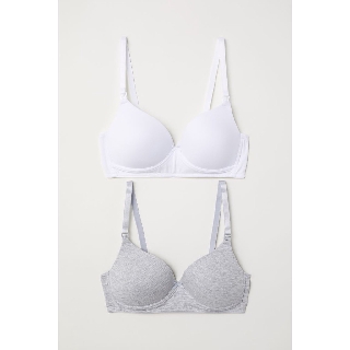 Set 2 áo ngực cho con bú cotton của H&M Nhật Bản