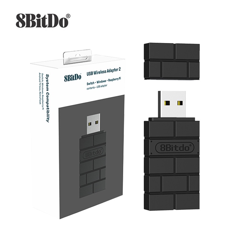 Bộ Chuyển Đổi USB Bluetooth Không Dây 8Bitdo 2 Cho Windows Mac Raspberry Nintendo Switch Cho PS5 Xbox JoyCon