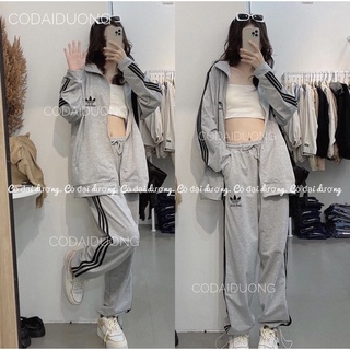 Set đồ thể thao nam nữ năng động, set thể thao thu đông