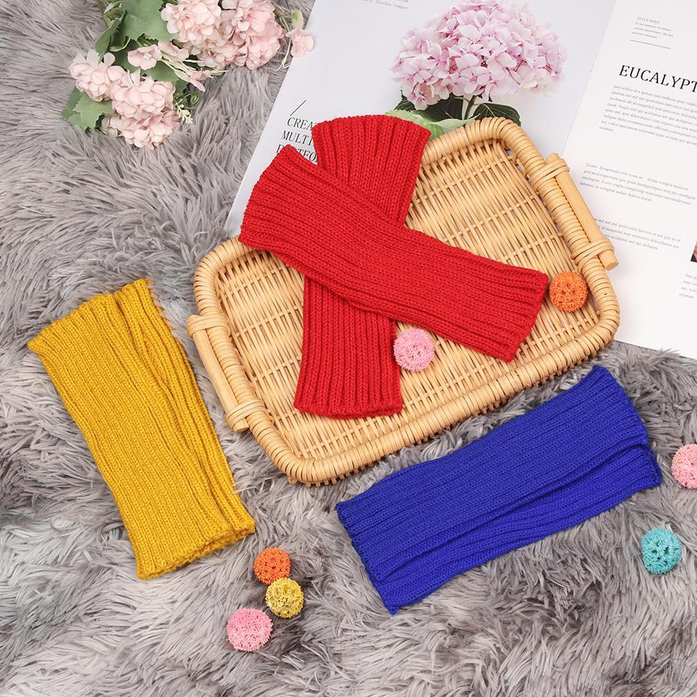 Găng Tay Len Dài Mềm Mại Co Giãn Giữ Ấm Cánh Tay Cho Nam Nữ